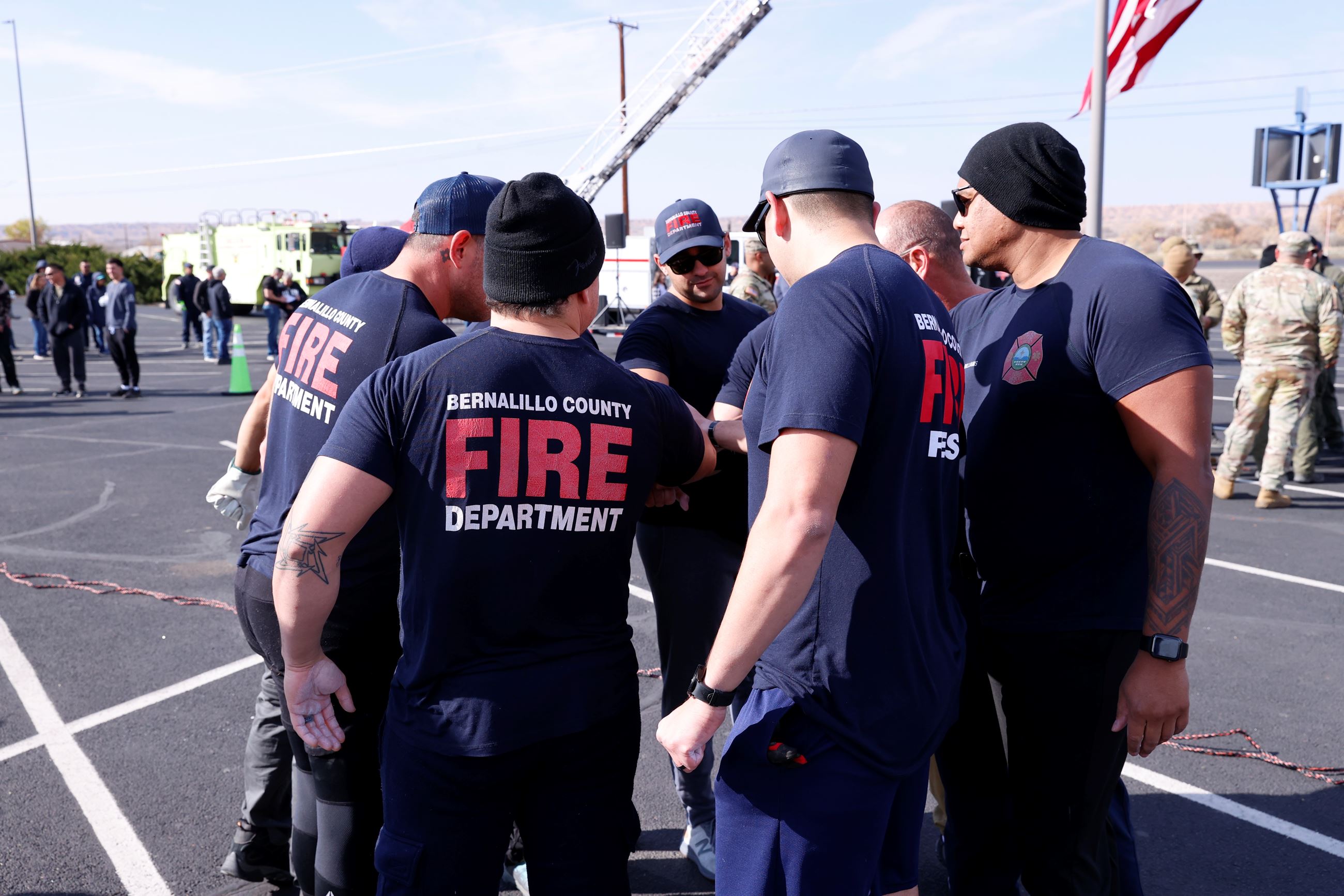 Bernalillo County Fire Team getting ready