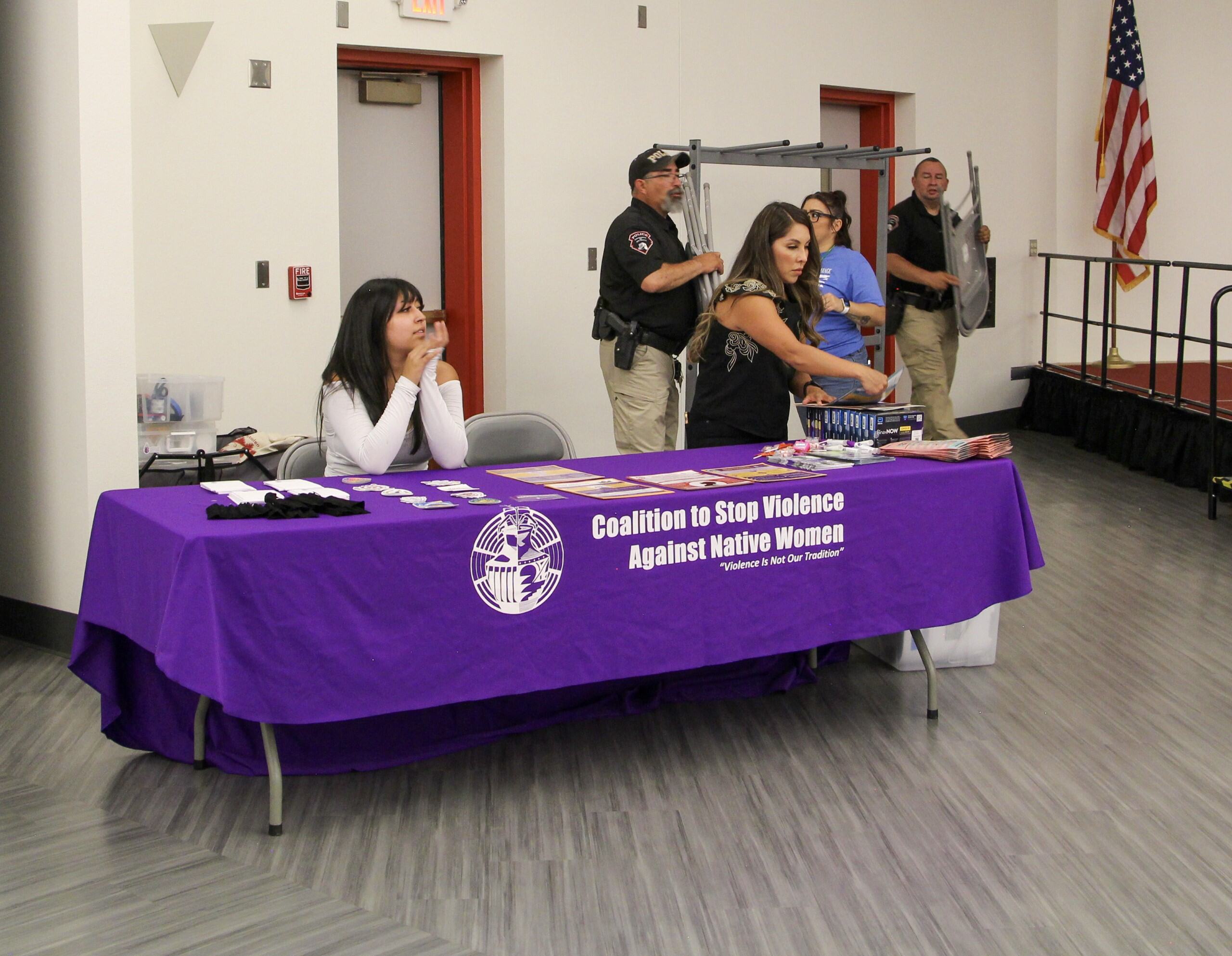 NNO Booth Coalition to Stop Violence Againt Native Women